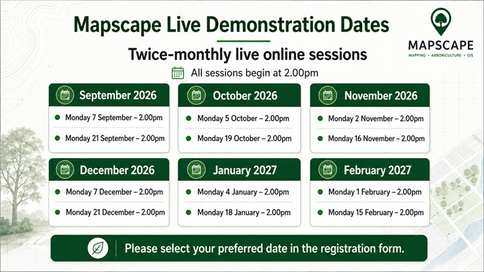 Mapscape Demo calendar Mapscape Demo calendar